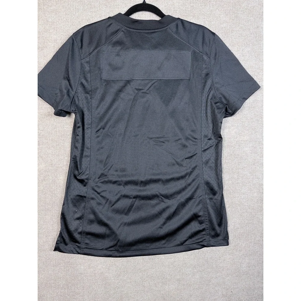 Nike NFL On Field Women Black V-Neck Football Jersey Mesh Panels Medium NEW